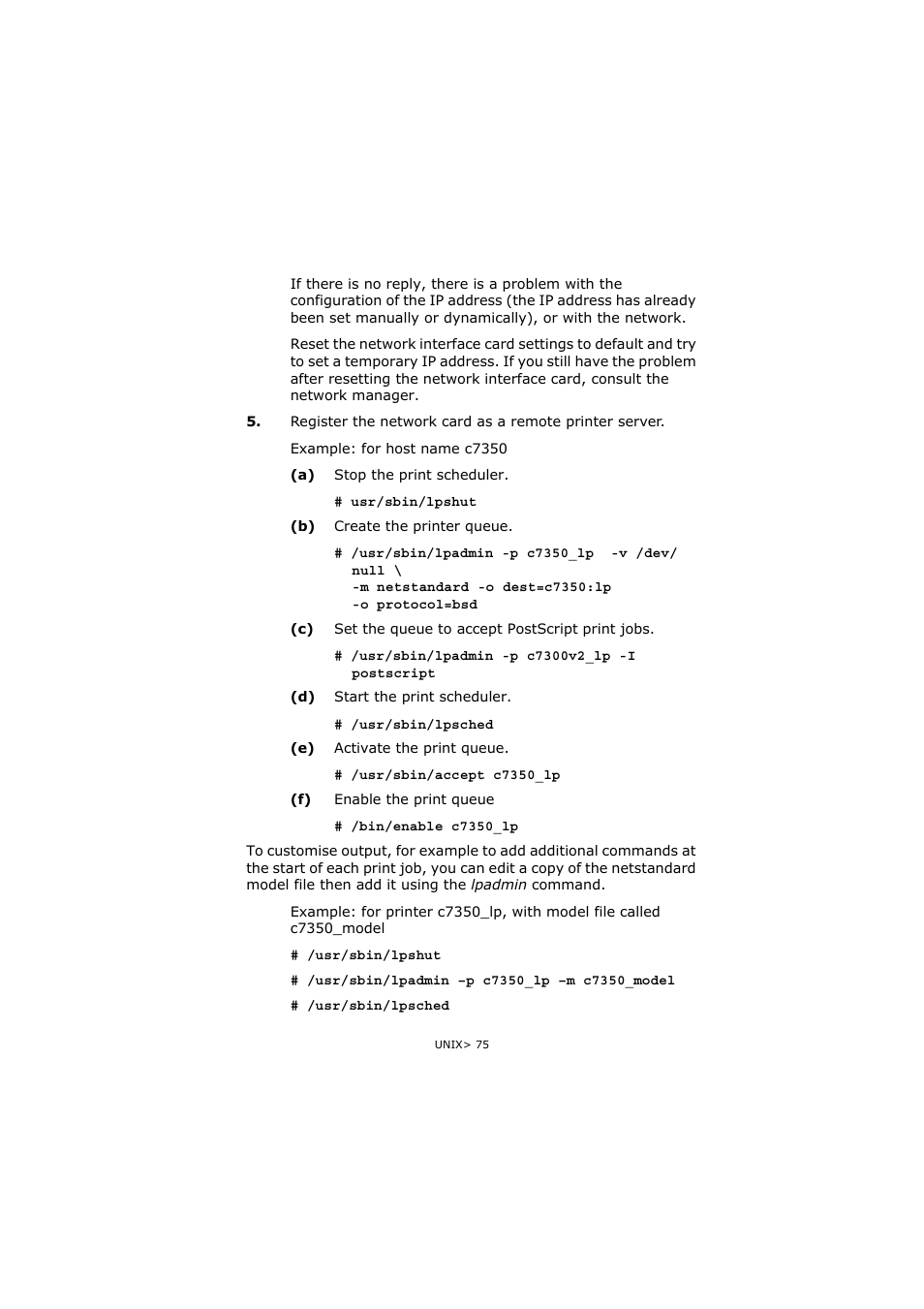 Olivetti P26W User Manual | Page 75 / 95