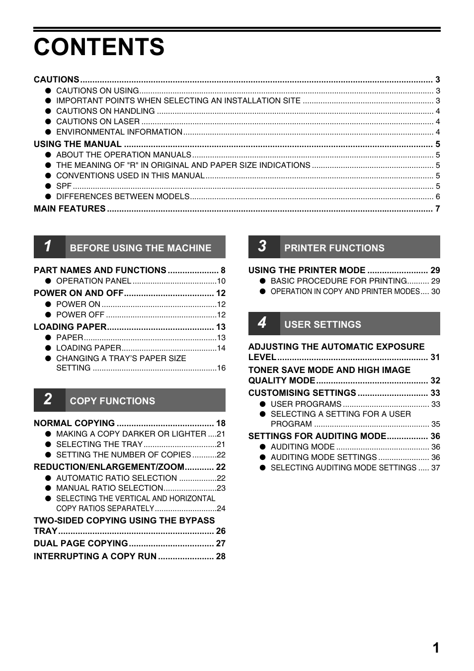 Olivetti d-Copia 20W User Manual | Page 5 / 74