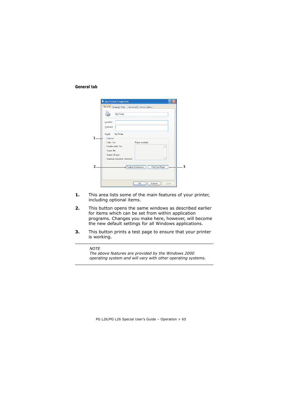 Olivetti PG L26 Special User Manual | Page 65 / 93