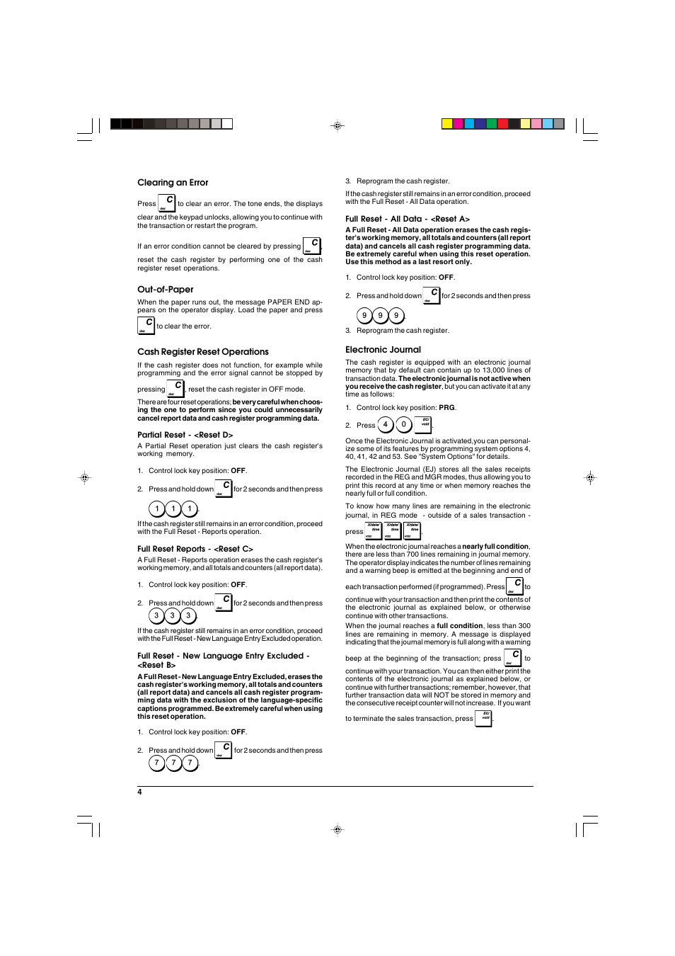 Olivetti ECR 6900 User Manual | Page 12 / 50
