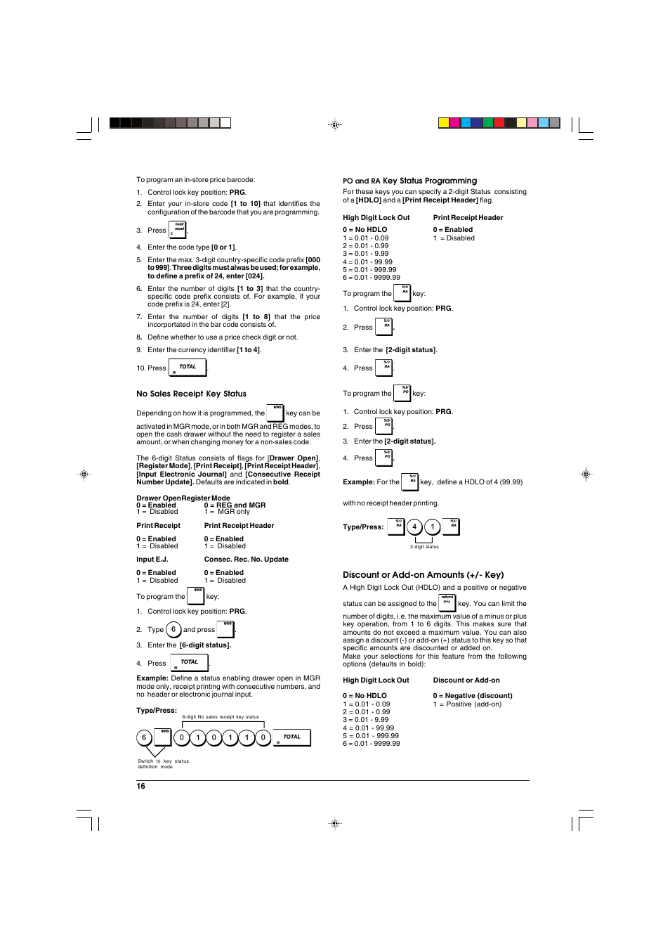 Olivetti ECR 6900 User Manual | Page 24 / 50