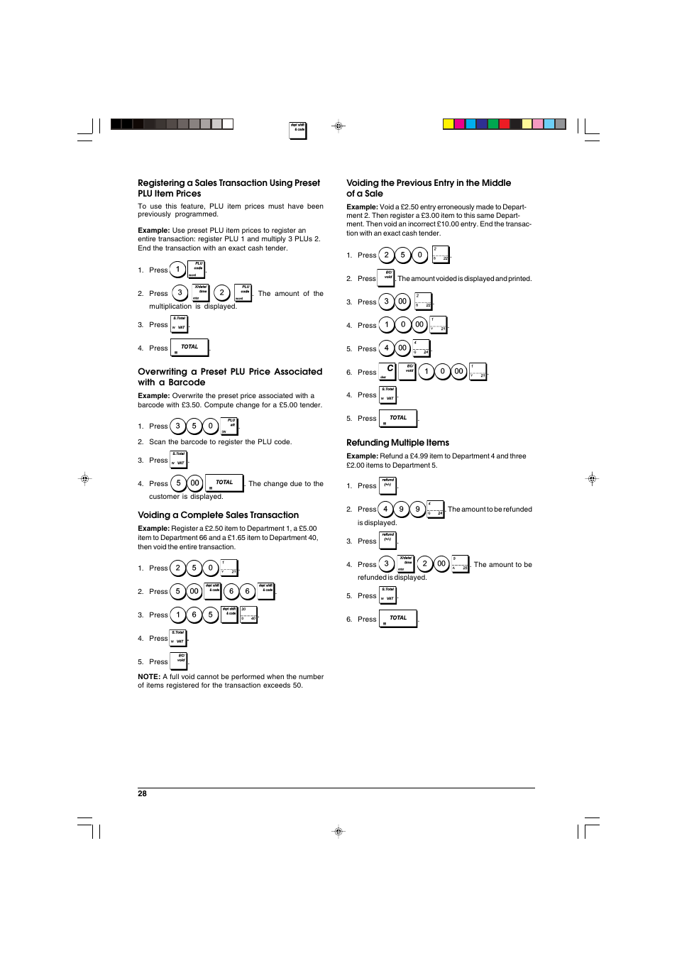 Olivetti ECR 6900 User Manual | Page 36 / 50