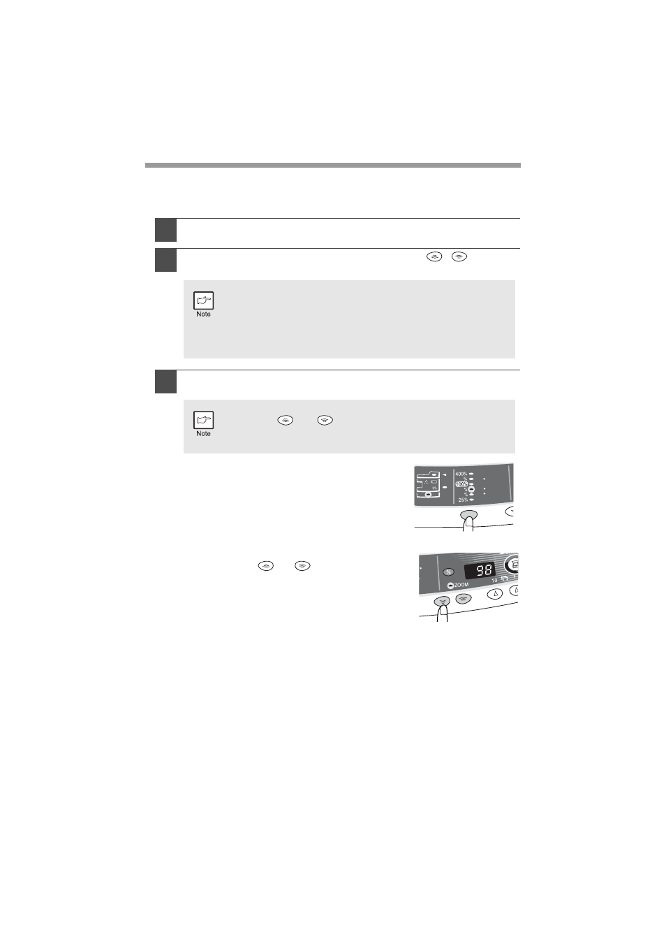 Reduction/enlargement/zoom, 52 reduction/enlargement/zoom | Olivetti D-COPIA 150D User Manual | Page 54 / 81