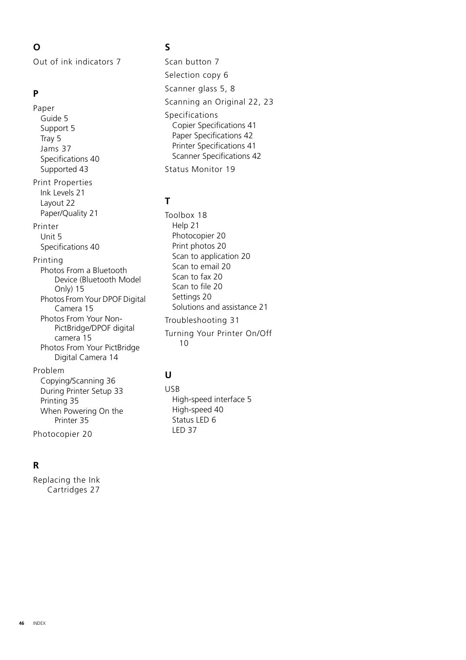 Olivetti 503206 User Manual | Page 50 / 50