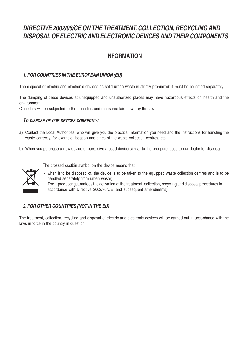 Information | Olivetti 2701 User Manual | Page 107 / 107