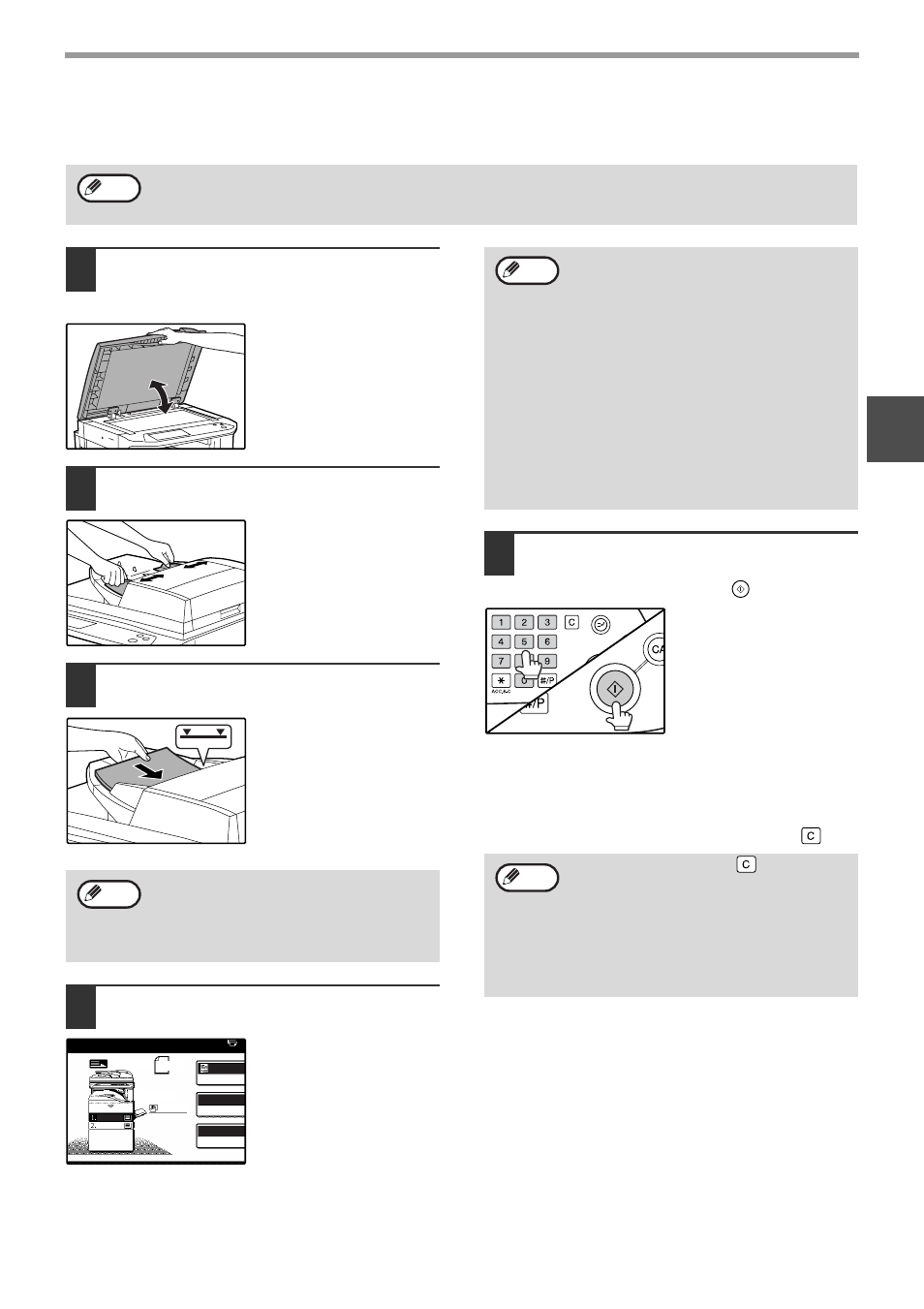 Copying from the rspf, P.23) | Olivetti 2701 User Manual | Page 25 / 107