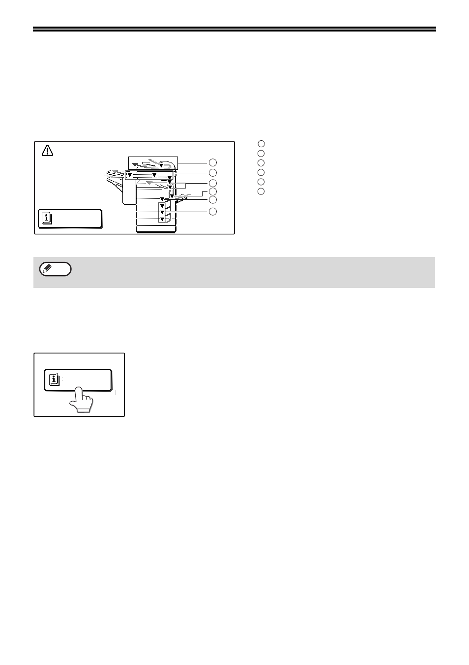 Misfeed removal, Misfeed removal guidance, In "misfeed removal | First, locate the misfeed | Olivetti 2701 User Manual | Page 68 / 107