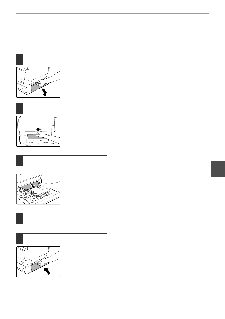 Misfeed in the lower paper tray | Olivetti 2701 User Manual | Page 73 / 107