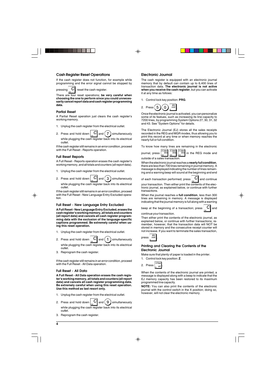 Olivetti ECR 5900 User Manual | Page 12 / 45