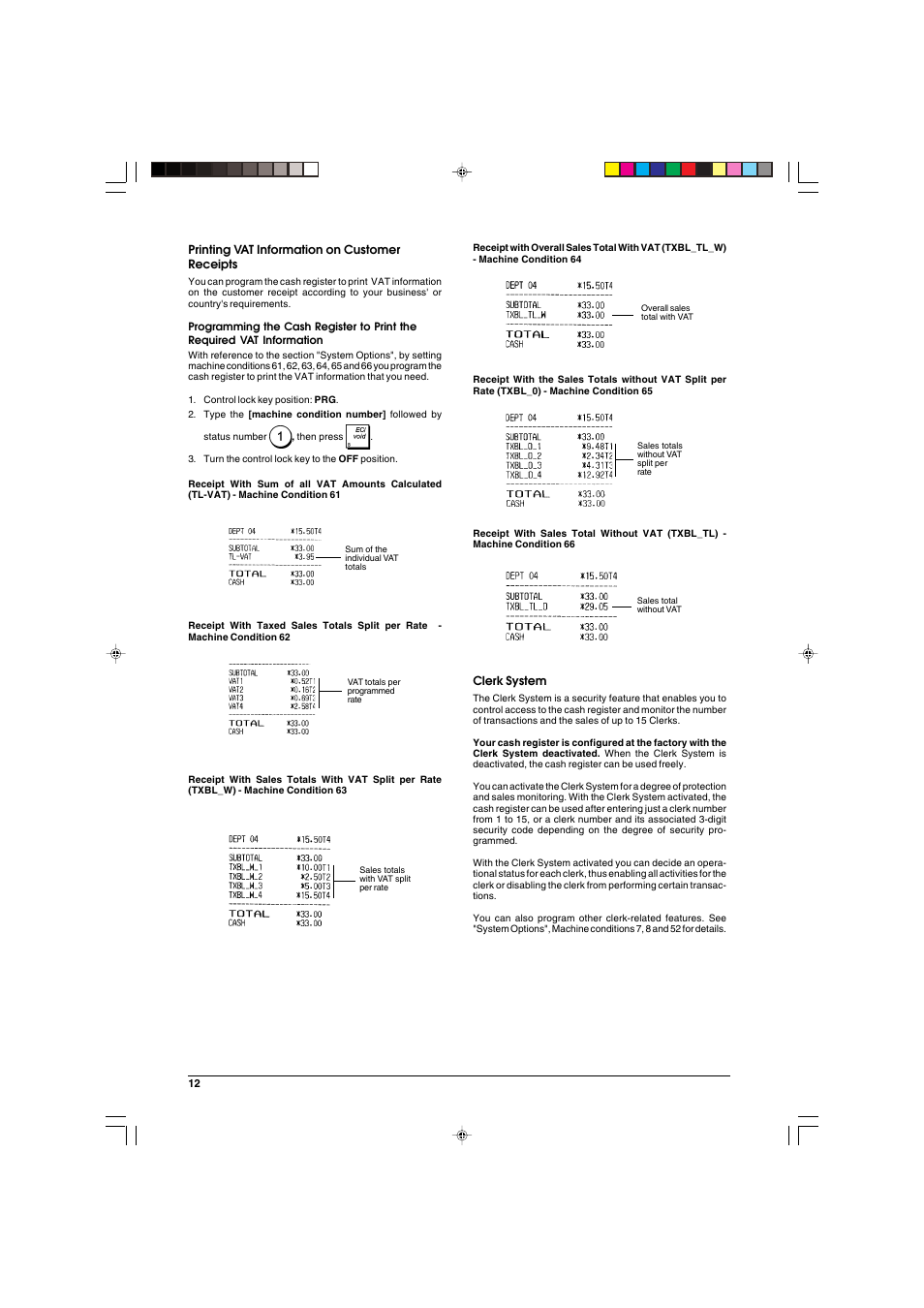 Olivetti ECR 5900 User Manual | Page 20 / 45