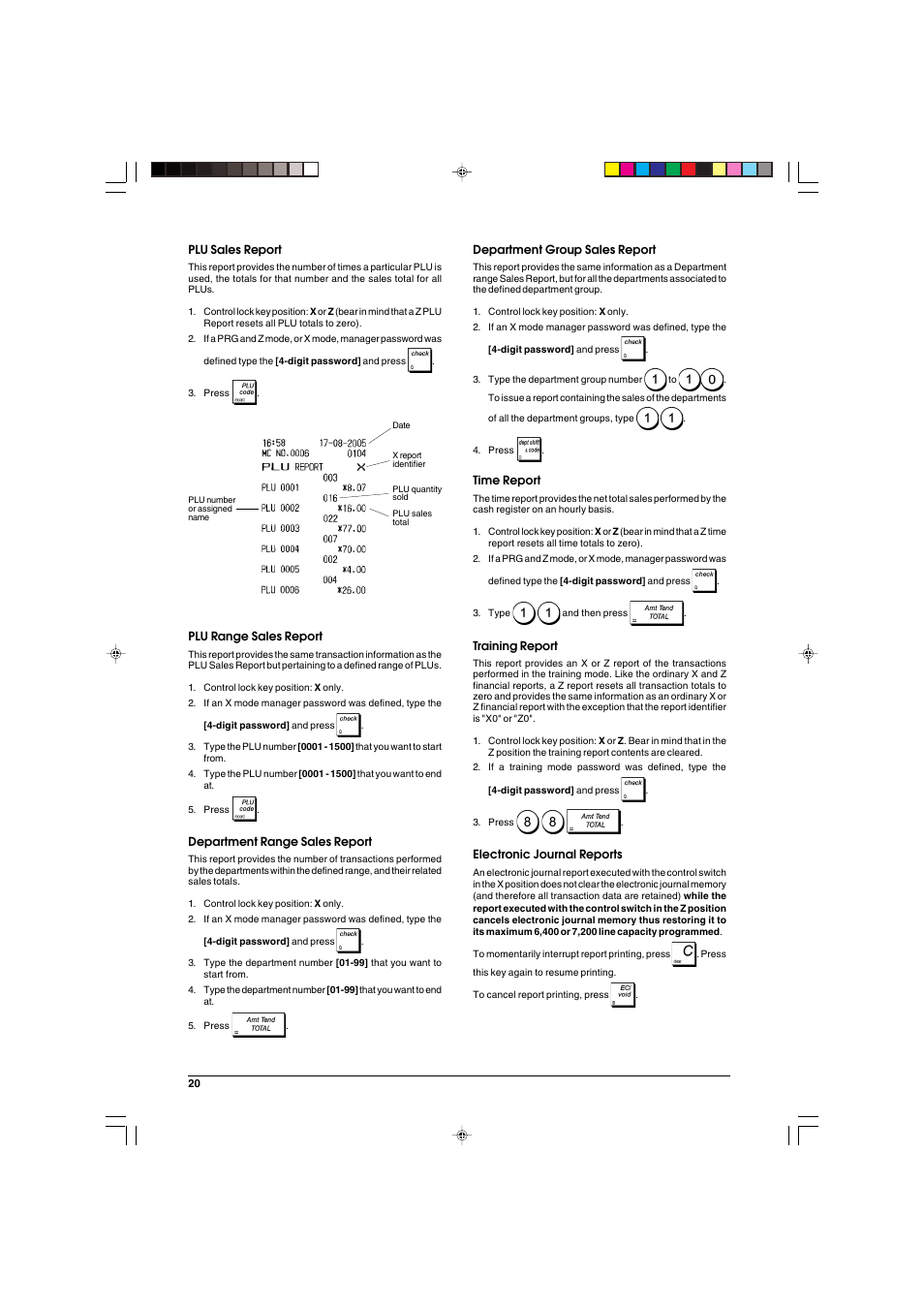 Olivetti ECR 5900 User Manual | Page 28 / 45