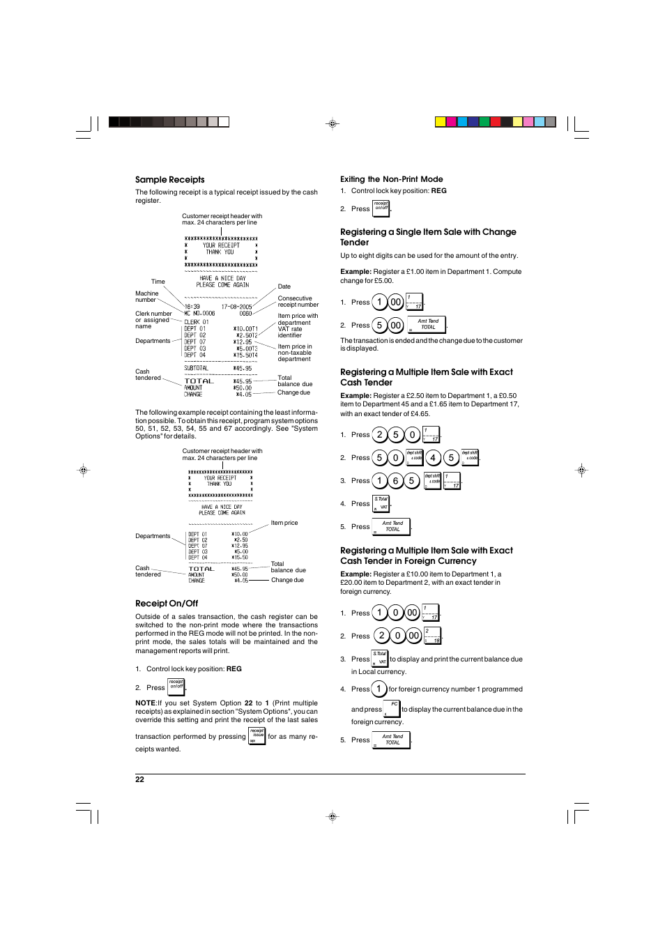 Olivetti ECR 5900 User Manual | Page 30 / 45