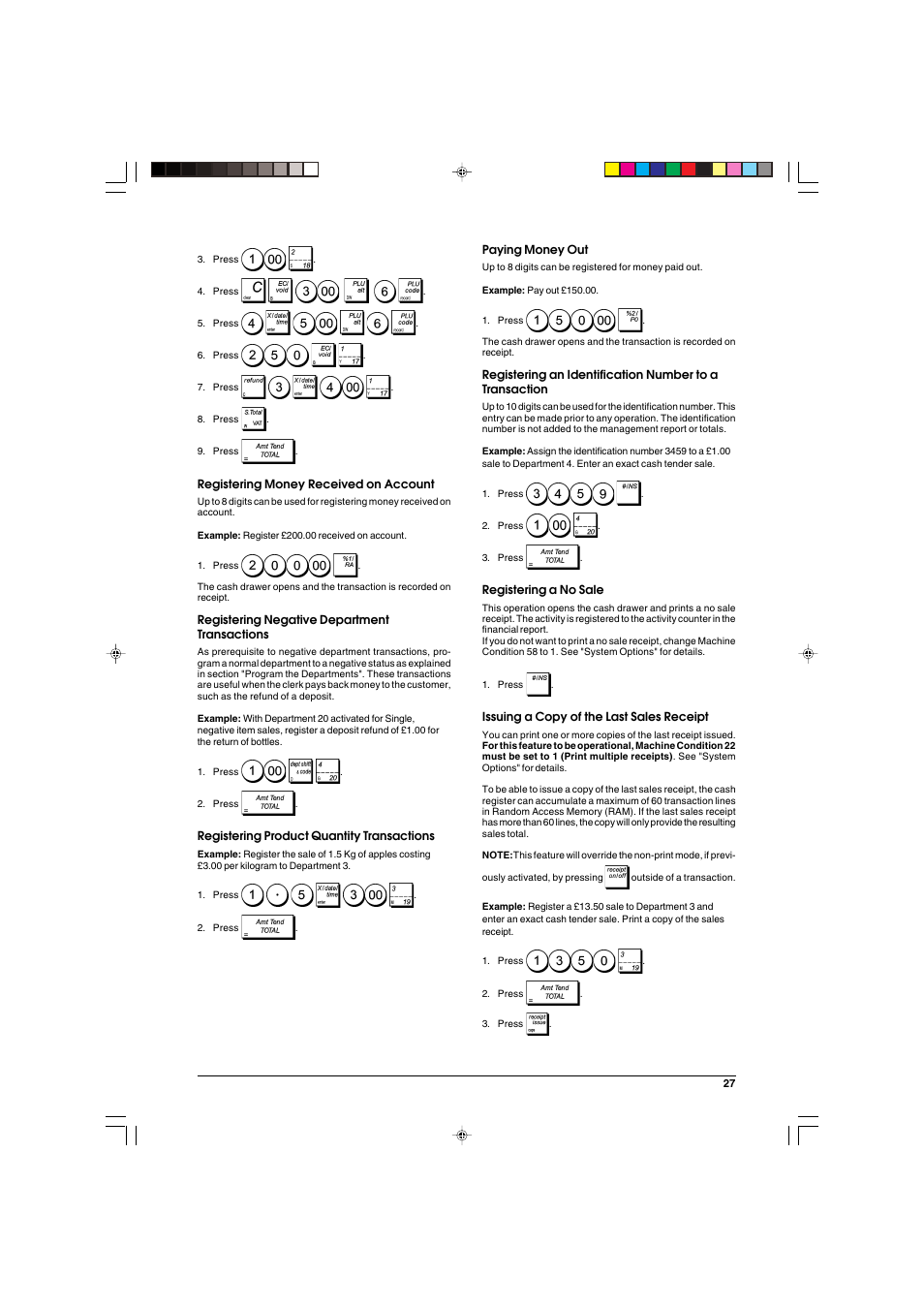 Olivetti ECR 5900 User Manual | Page 35 / 45
