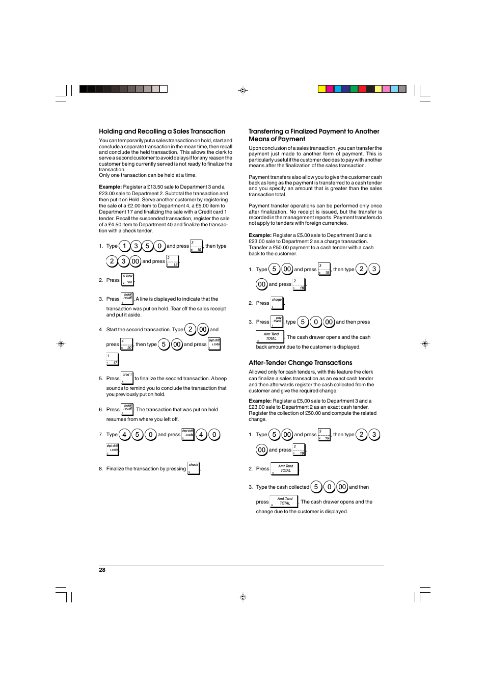 Olivetti ECR 5900 User Manual | Page 36 / 45