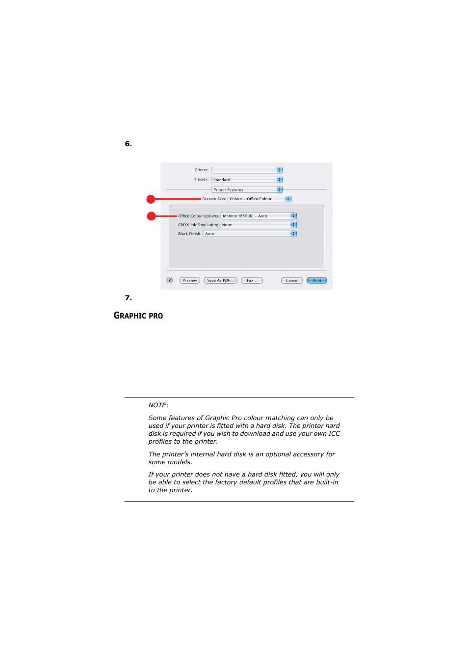 Graphic pro | Olivetti D-COLOR P26 User Manual | Page 49 / 174