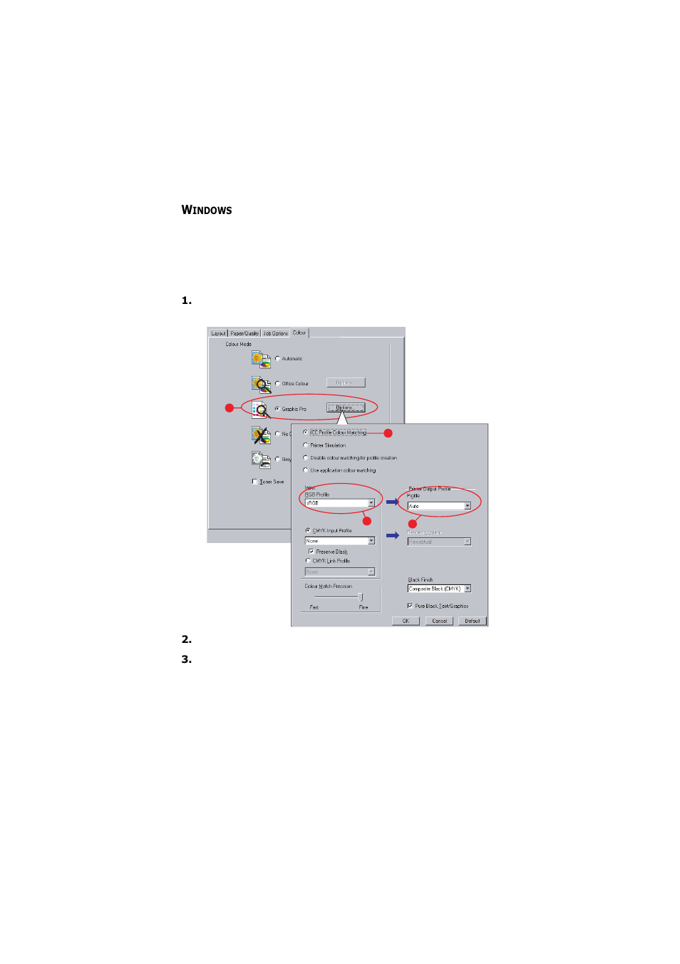 Windows | Olivetti D-COLOR P26 User Manual | Page 55 / 174