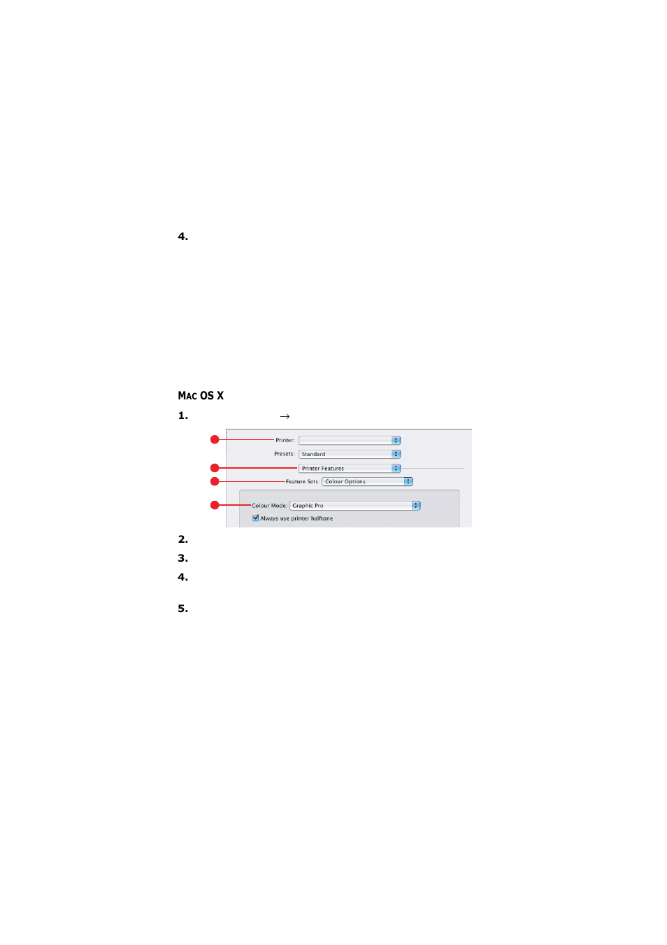 Mac os x | Olivetti D-COLOR P26 User Manual | Page 66 / 174