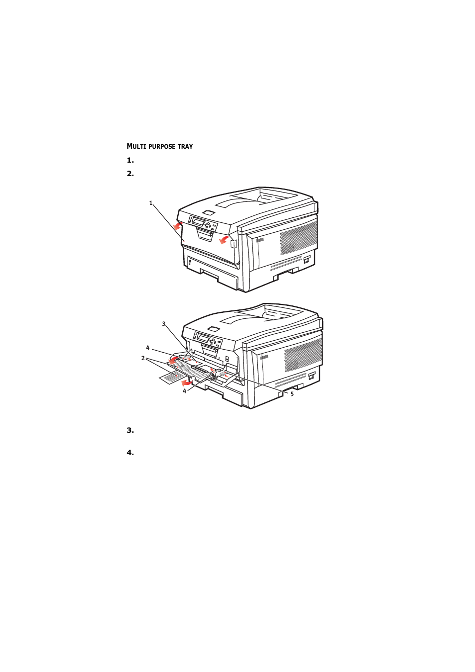 Multi purpose tray | Olivetti d-Color P26W User Manual | Page 17 / 97