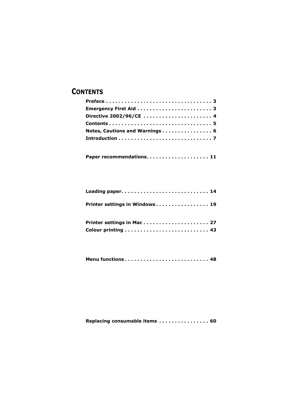 Olivetti d-Color P26W User Manual | Page 5 / 97