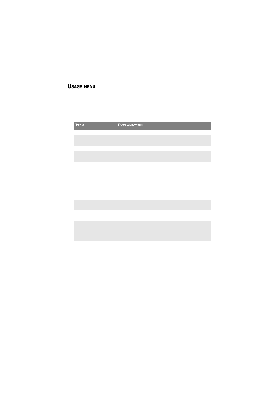 Usage menu | Olivetti d-Color P26W User Manual | Page 59 / 97