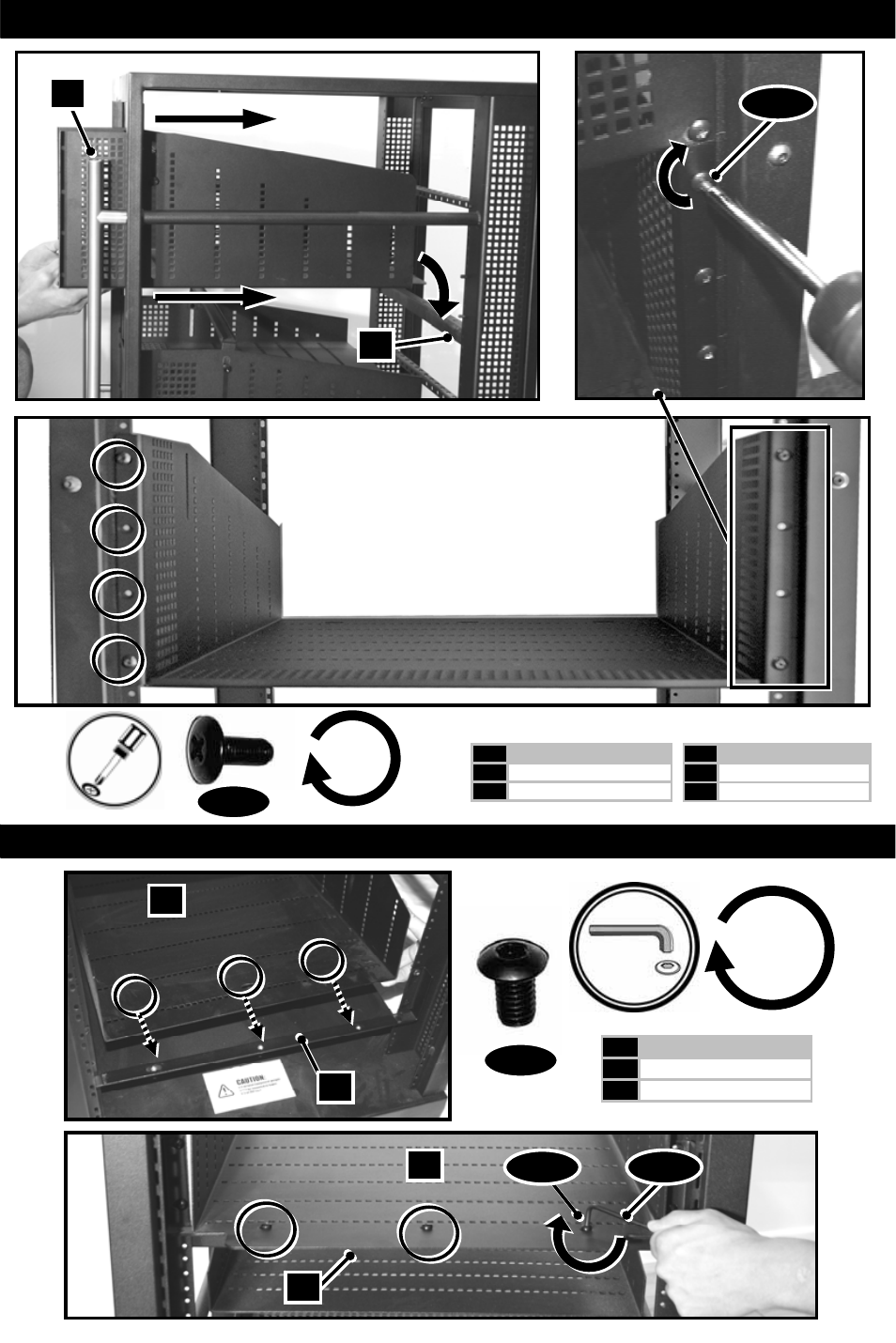X 3 x 8, Step 2, Step 3 6 1 1 | Omnimount UL10138 User Manual | Page 3 / 4