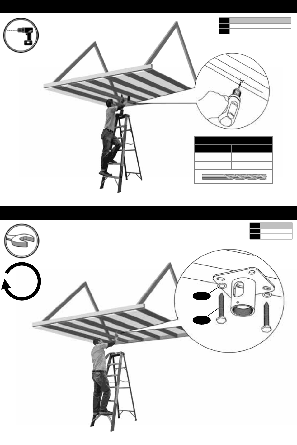 Step 3, Step 4 | Omnimount L3-OM1100274-PRO-110409vA User Manual | Page 3 / 4
