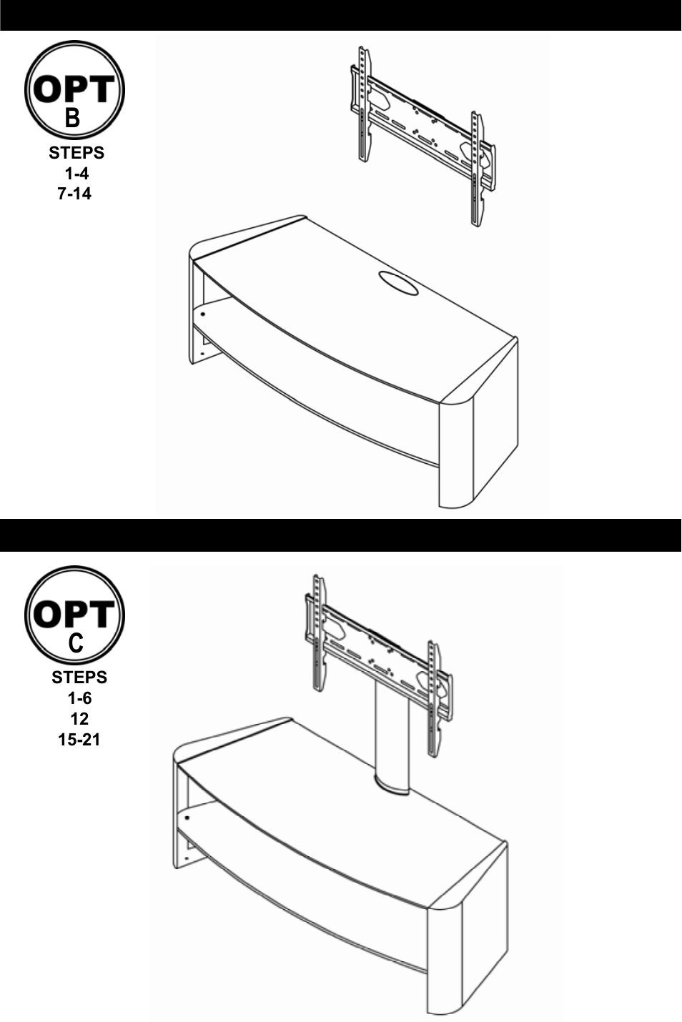Omnimount Verona 55FP User Manual | Page 14 / 36