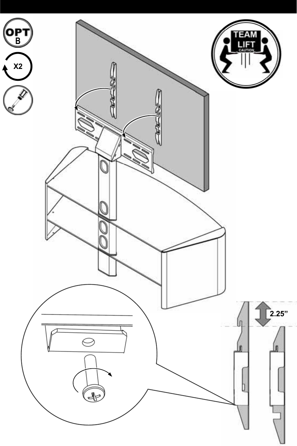 Omnimount Verona 55FP User Manual | Page 24 / 36