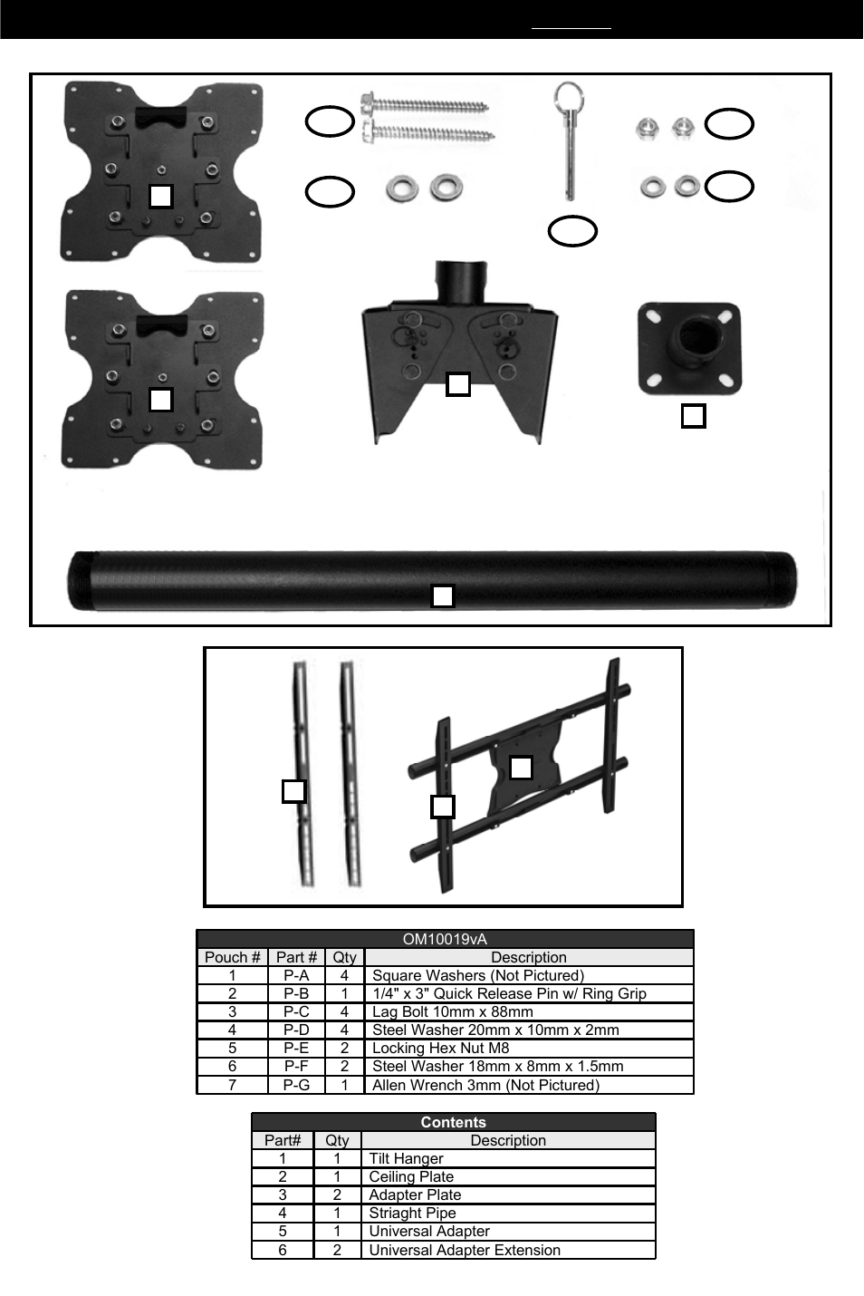 Cross reference contents after >2008 | Omnimount OM10019 User Manual | Page 12 / 32