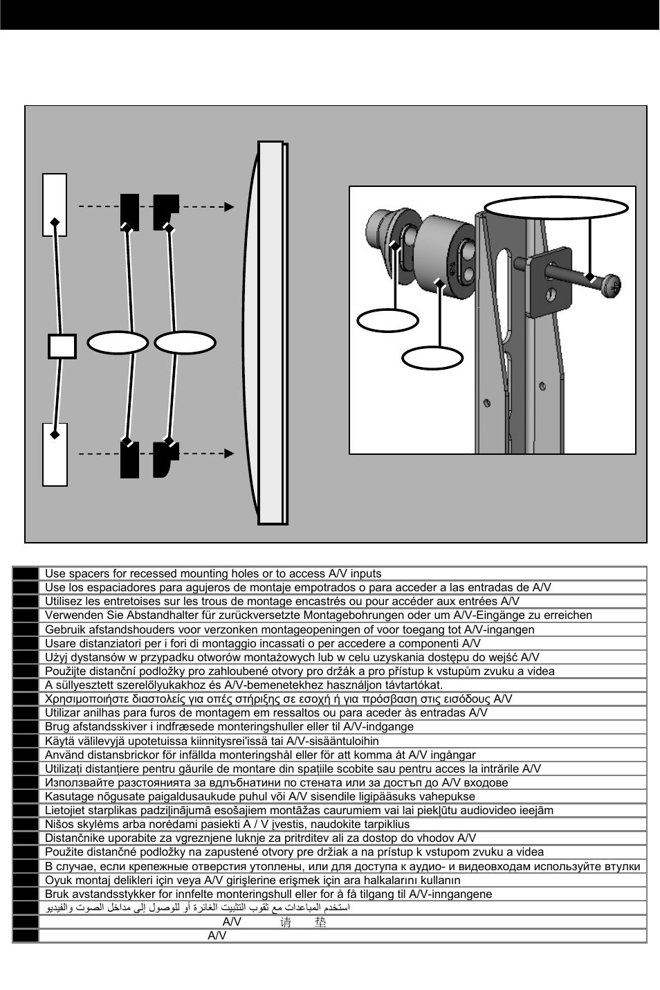 Step 8 (optional) 2 | Omnimount OM10019 User Manual | Page 25 / 32
