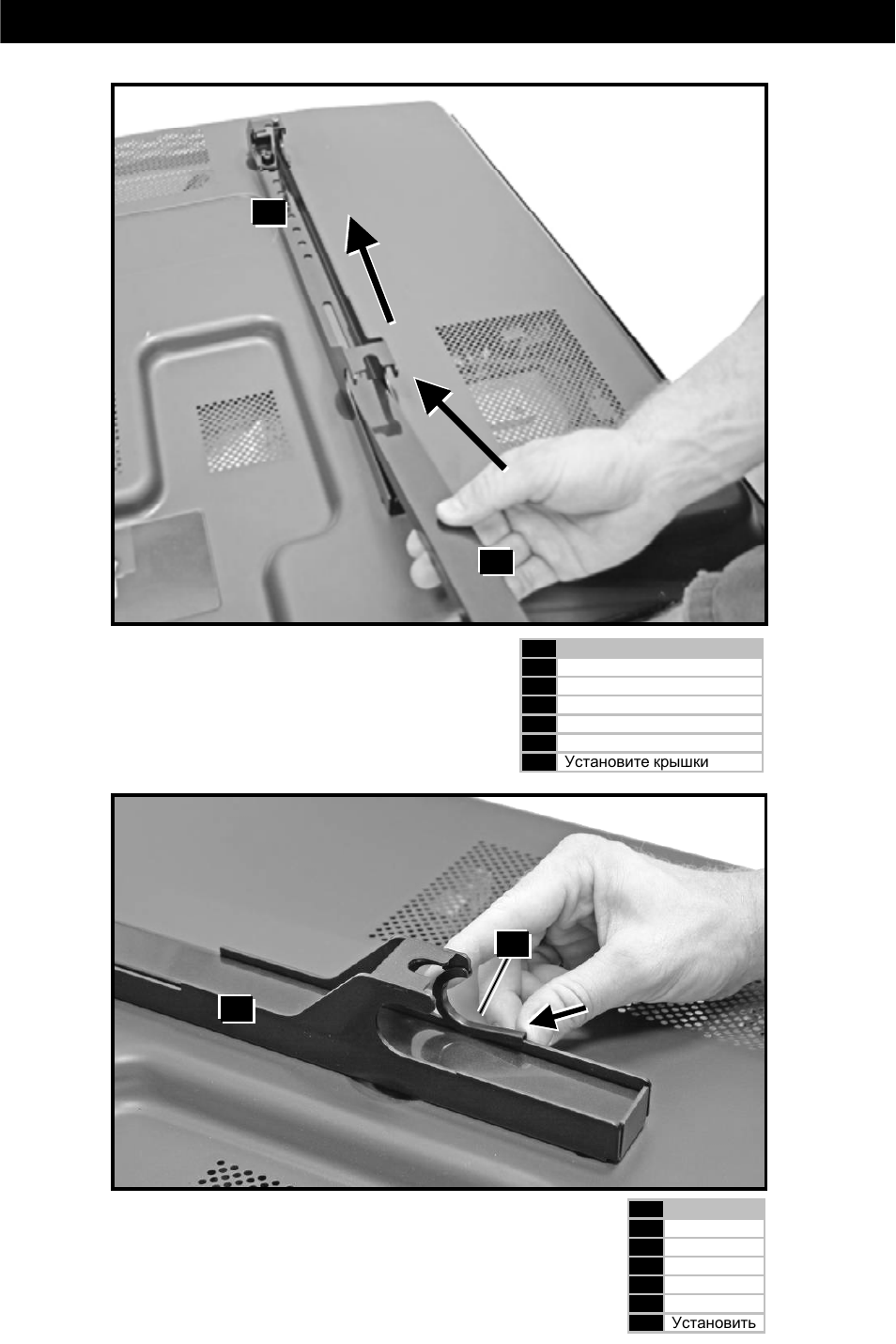 Non-vesa / larger monitor installation | Omnimount Power55 User Manual | Page 23 / 48