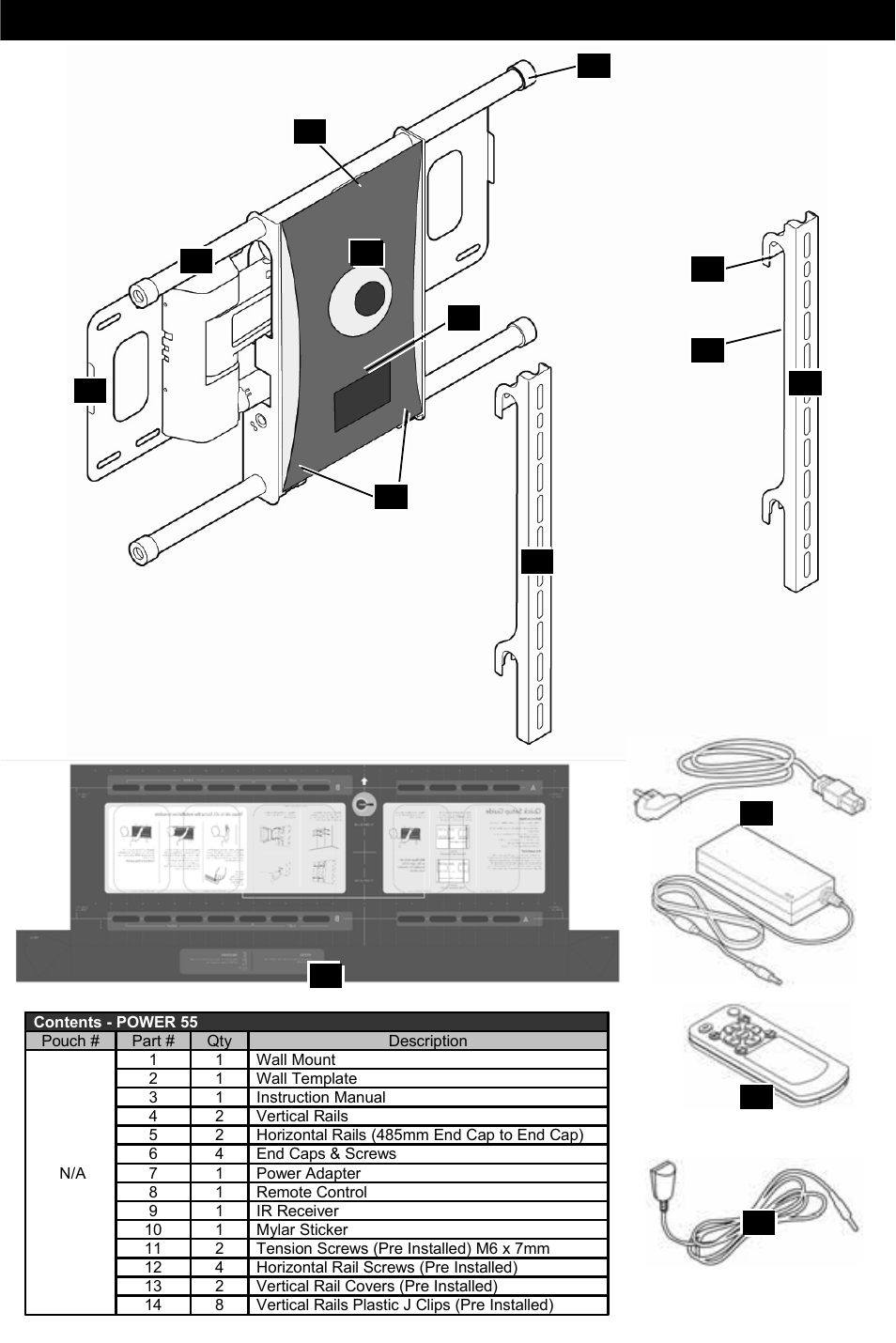 Omnimount Power55 User Manual | Page 6 / 48