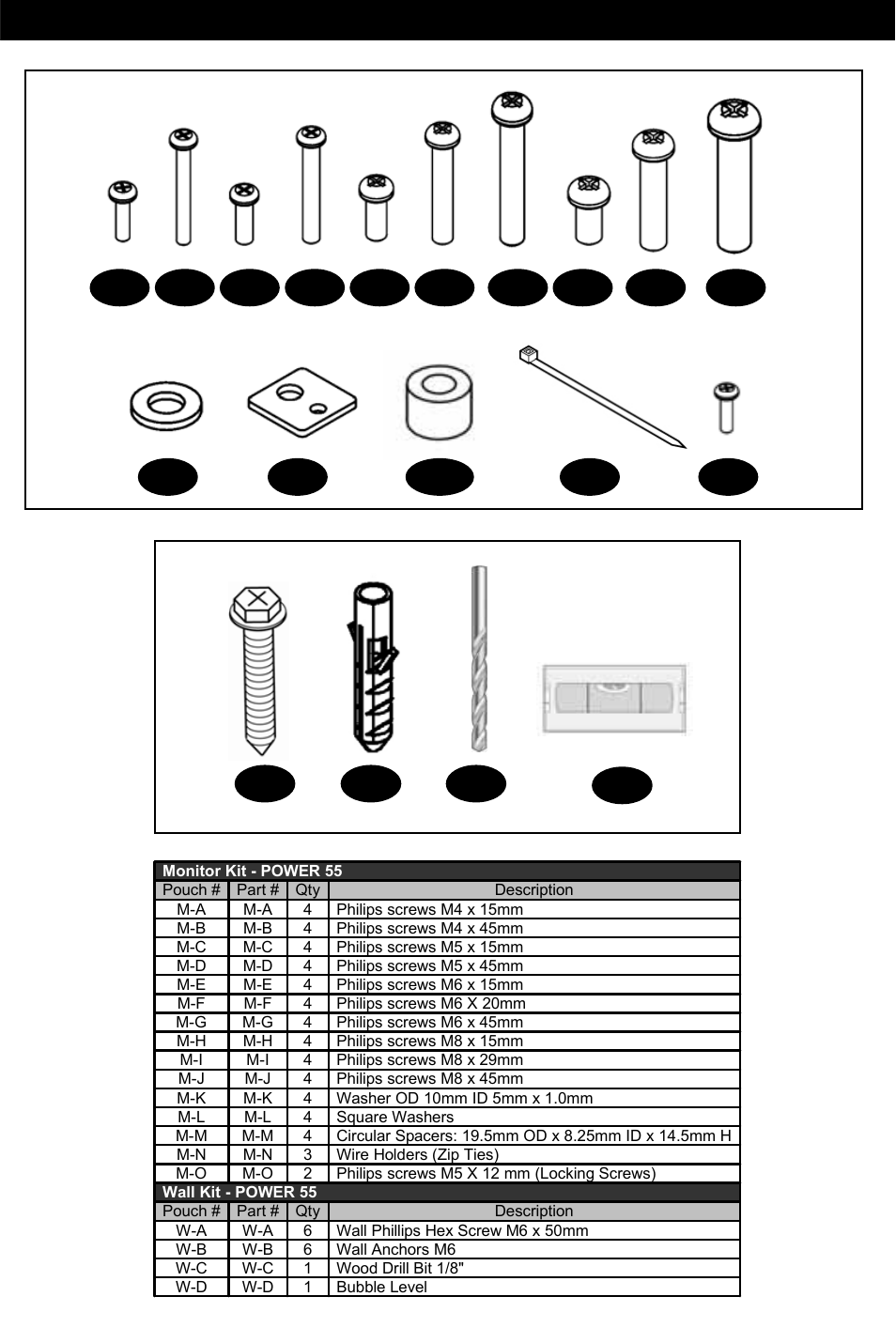 Omnimount Power55 User Manual | Page 7 / 48