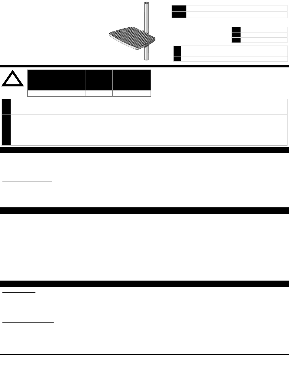 Omnimount CM SHELF User Manual | 2 pages