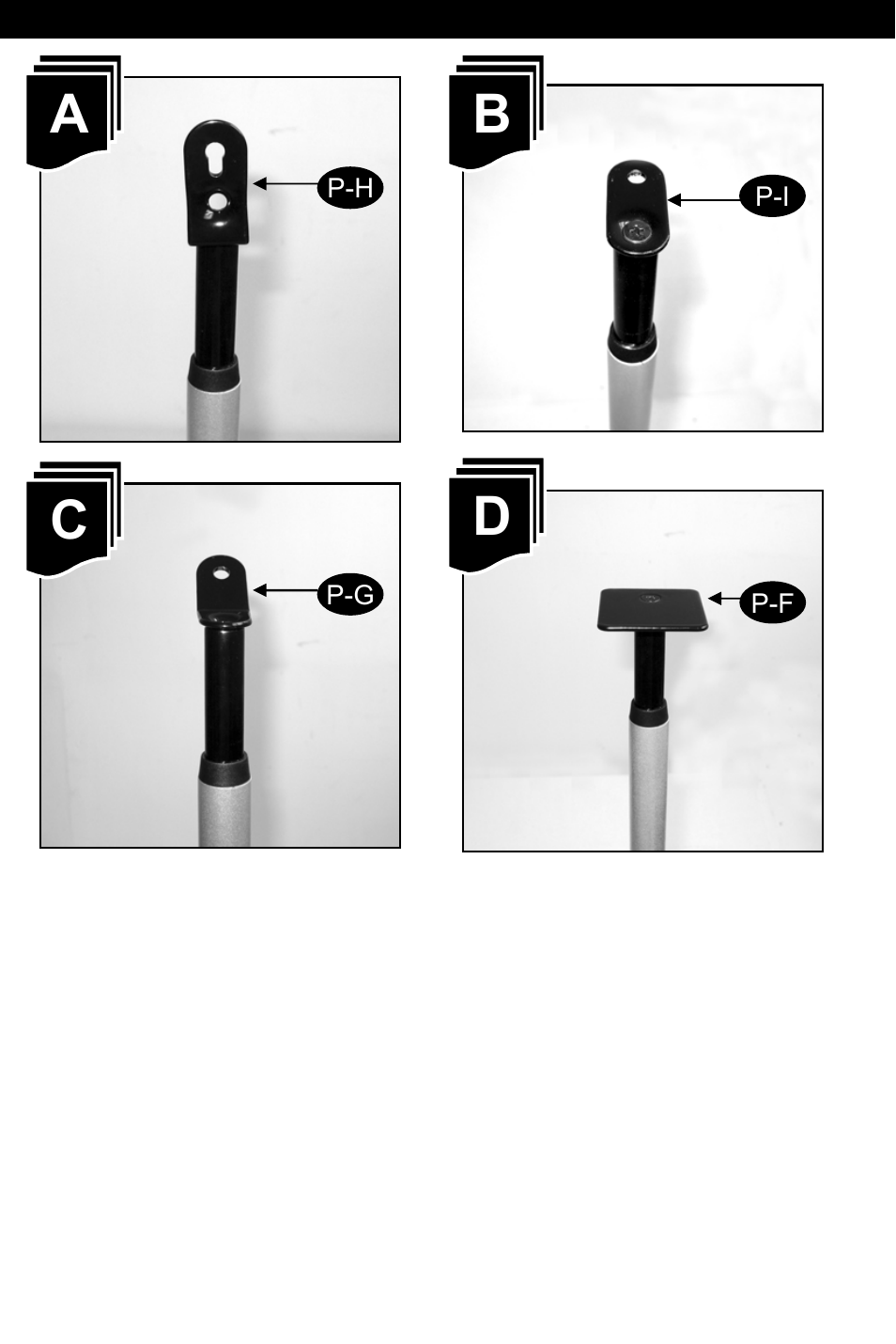 Ab c d | Omnimount Gemini 1 User Manual | Page 15 / 20