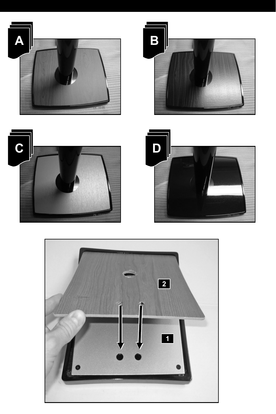 Ab c d | Omnimount Gemini 1 User Manual | Page 9 / 20