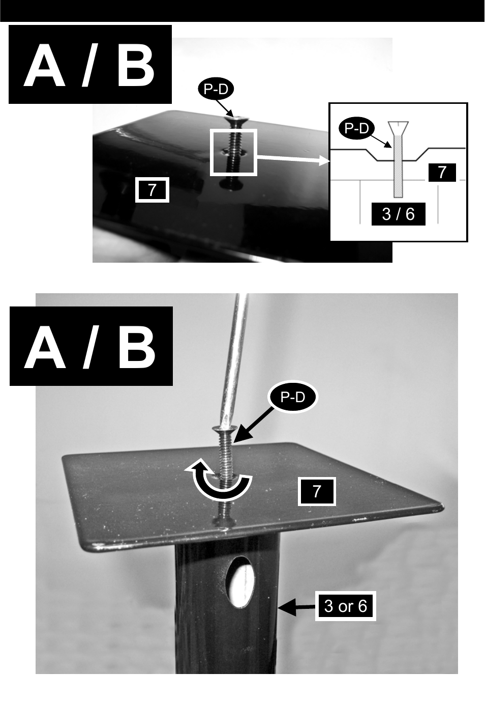 A / b | Omnimount Gemini 2 User Manual | Page 15 / 20