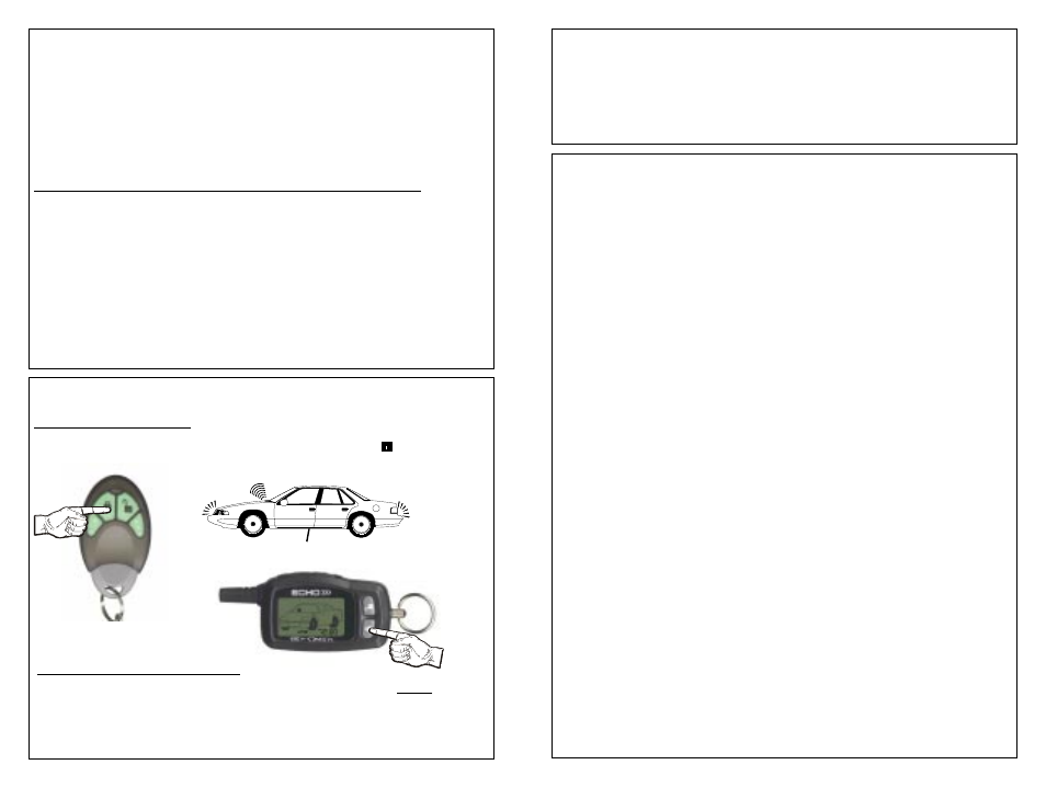 Using your crime guard system, Programming transmitters or echo transceivers | Omega Vehicle Security 850i User Manual | Page 8 / 26