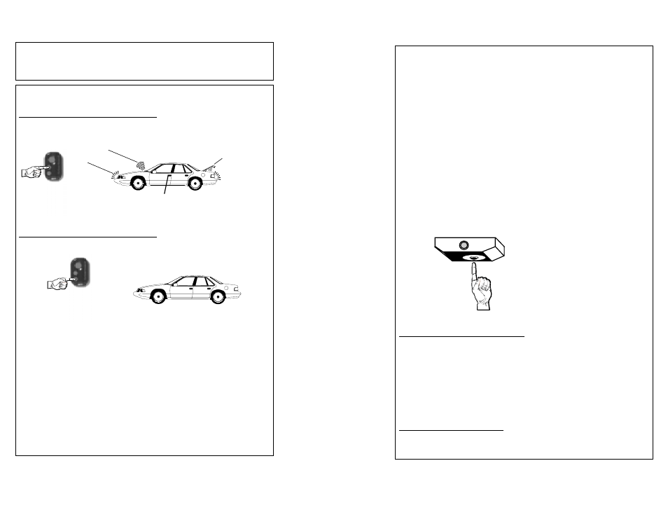 Valet mode, Auxiliary output #3, Auxiliary output #2 (trunk release) | Easy valet mode | Omega Vehicle Security 533i 3 User Manual | Page 14 / 85
