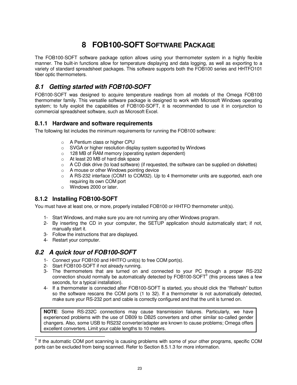 8 fob100-soft, Oftware, Ackage | 1 getting started with fob100-soft, 2 a quick tour of fob100-soft | Omega Vehicle Security HHTFO User Manual | Page 23 / 34