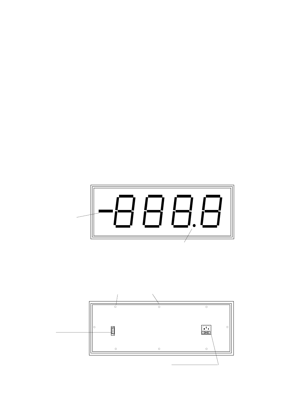 General specifications, Front view, for both series, Rear view, for both series | Omega Vehicle Security LDP1XX-21 User Manual | Page 8 / 14