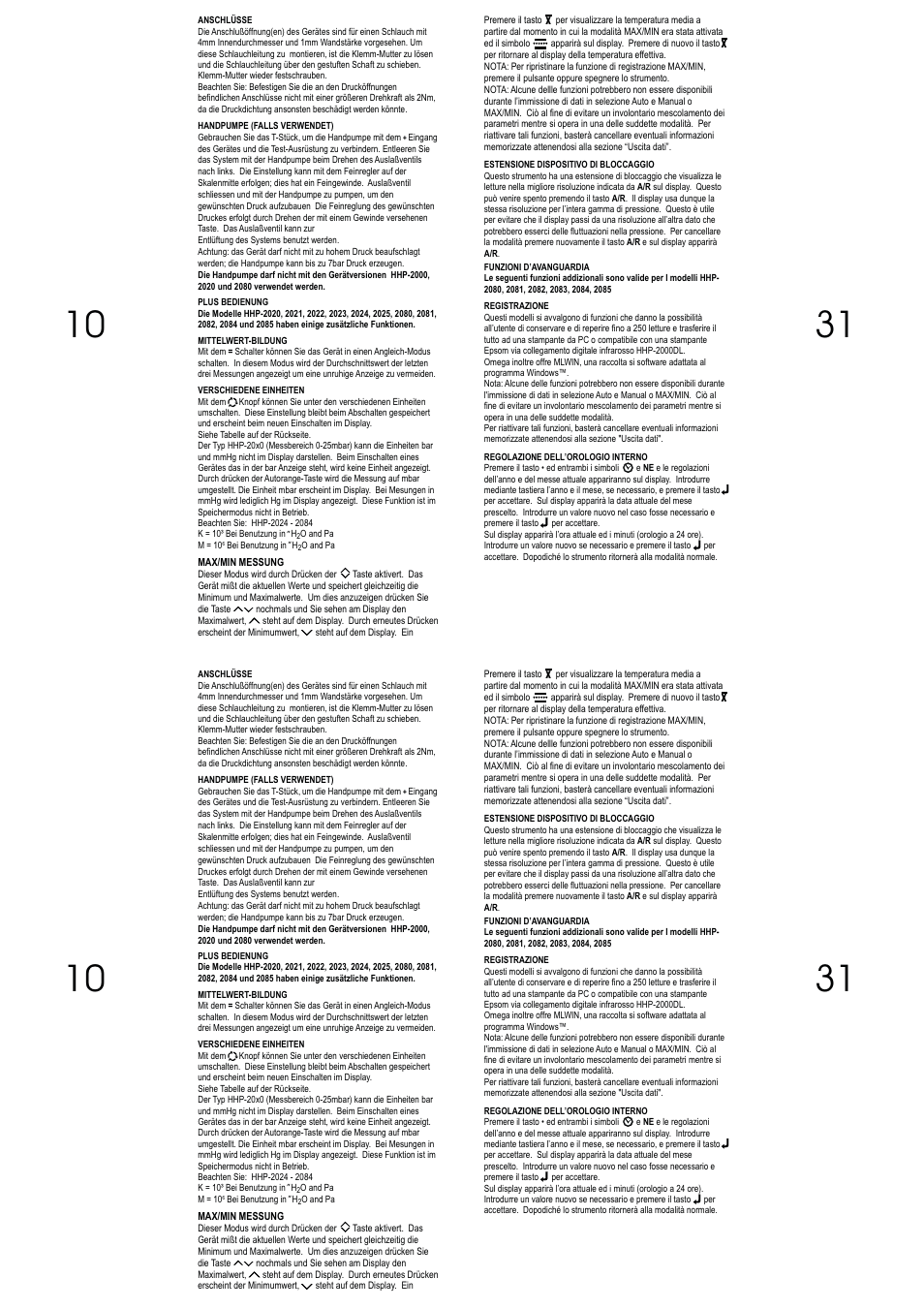 Omega Vehicle Security HHP-2000 Series User Manual | Page 31 / 40