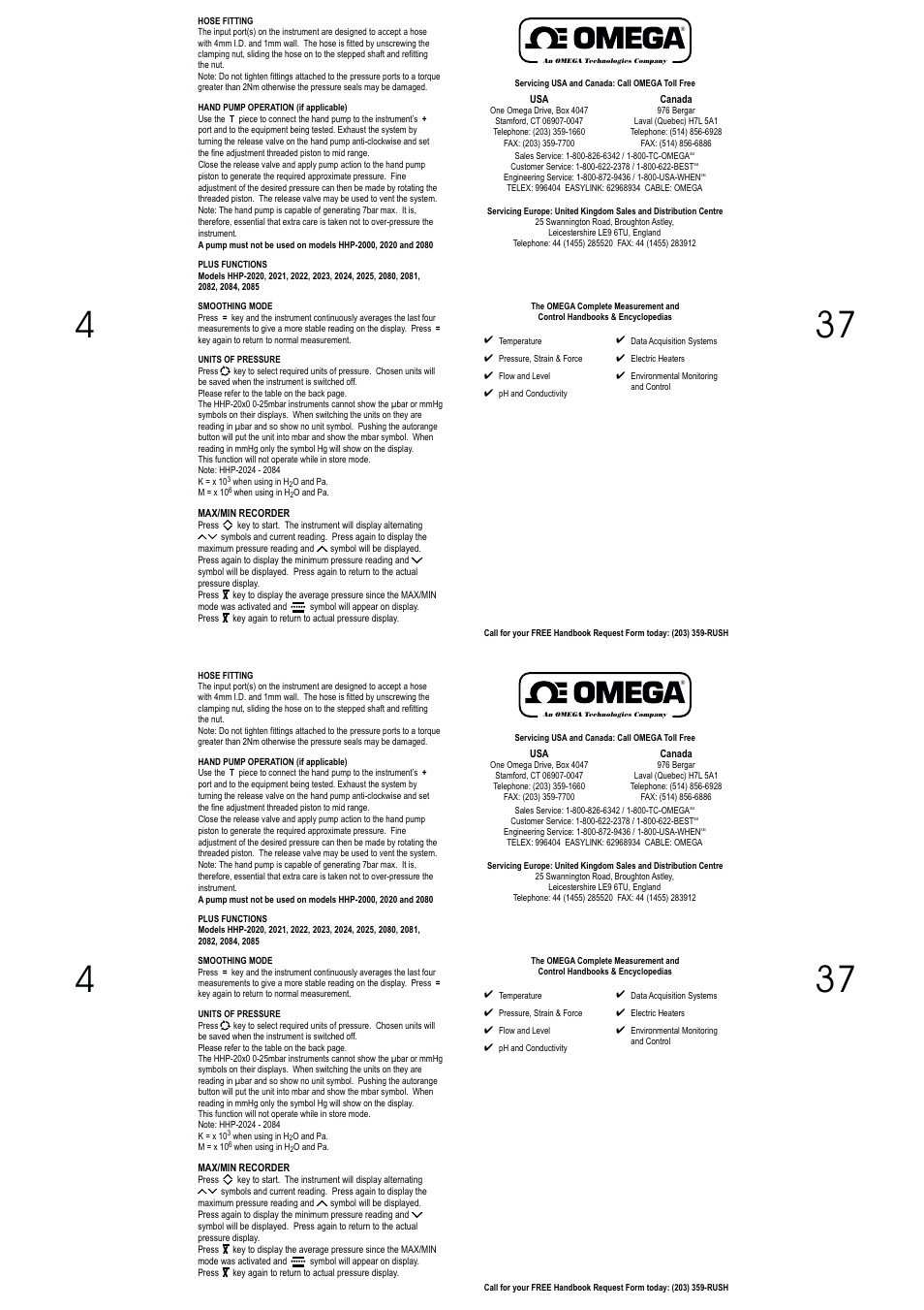 Omega Vehicle Security HHP-2000 Series User Manual | Page 4 / 40