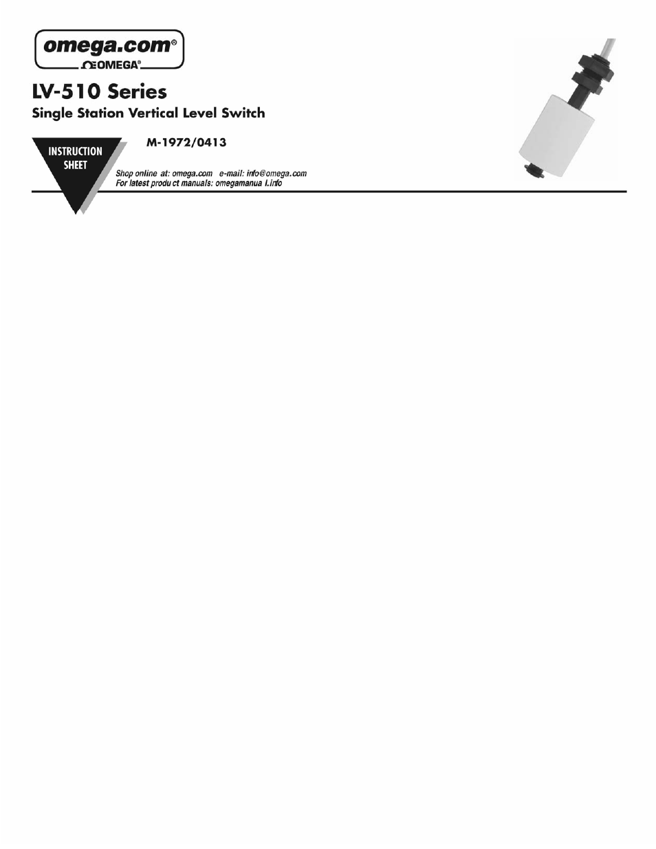 Omega Vehicle Security LV-510 User Manual | 4 pages