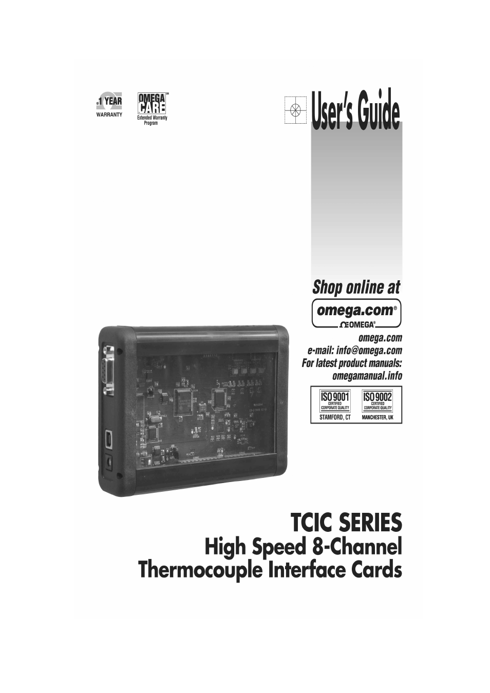 Omega Vehicle Security TCIC User Manual | 44 pages