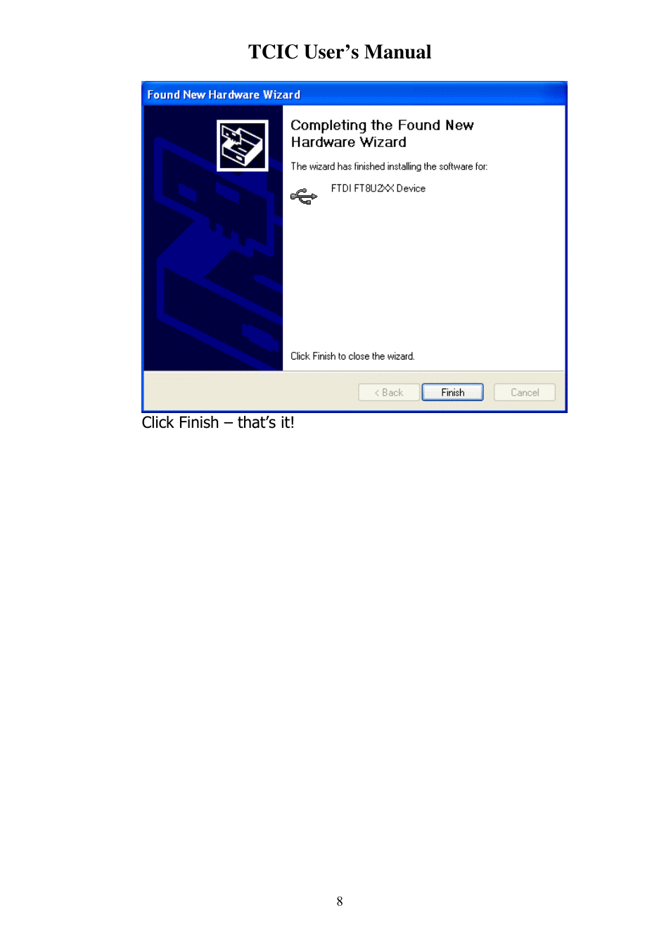 Tcic user’s manual | Omega Vehicle Security TCIC User Manual | Page 10 / 44