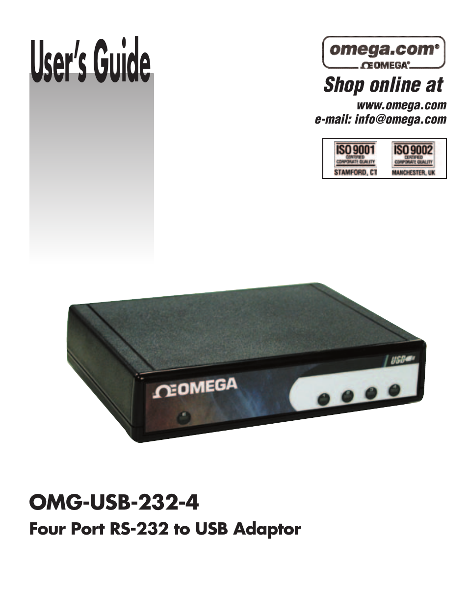 Omega Vehicle Security OMG-USB-232-4 User Manual | 17 pages