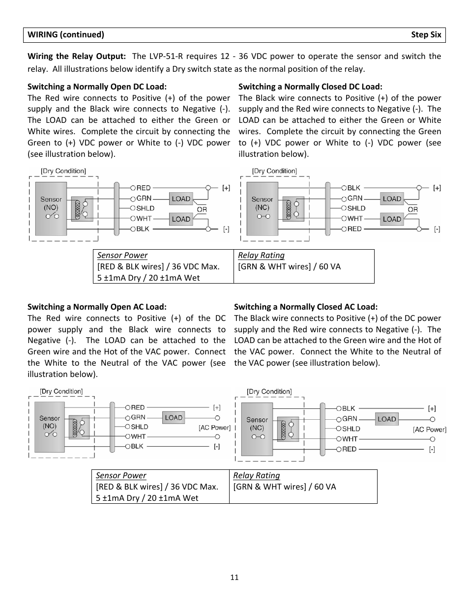 Omega Vehicle Security LVP-51 Series User Manual | Page 11 / 16