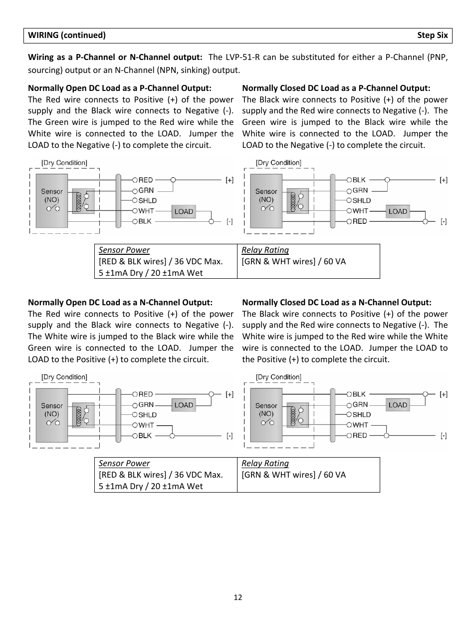 Omega Vehicle Security LVP-51 Series User Manual | Page 12 / 16