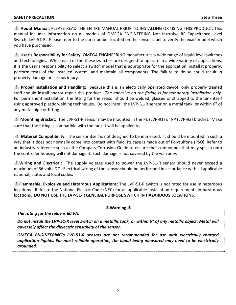 Omega Vehicle Security LVP-51 Series User Manual | Page 5 / 16